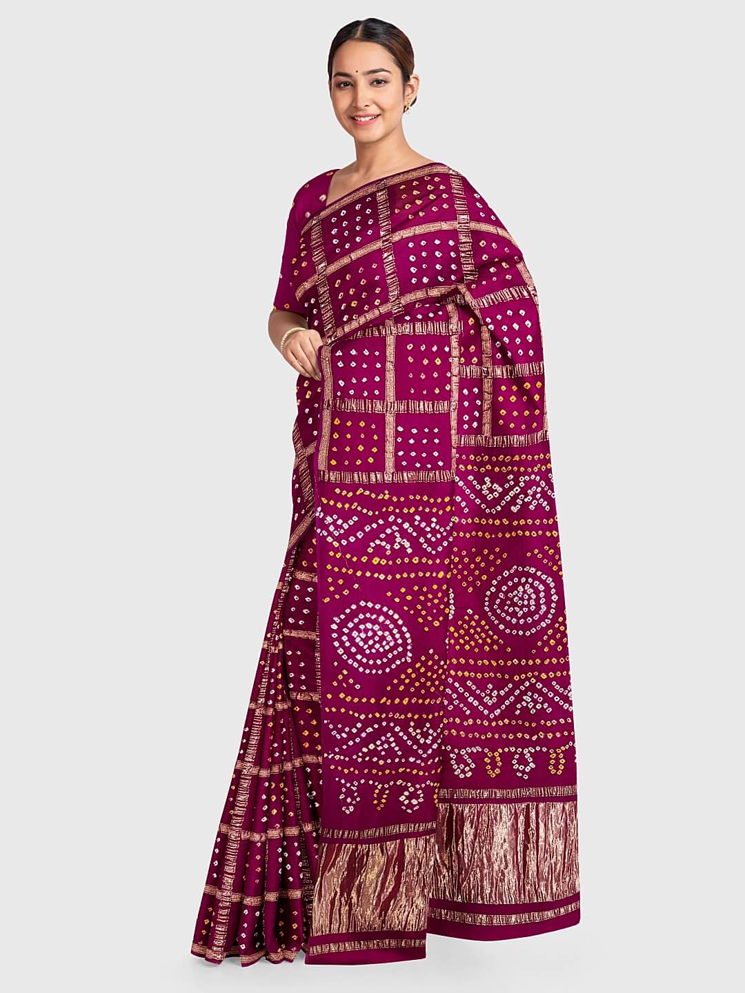 Gharchola Saree Gharchola Silk Saree Online Real Zari