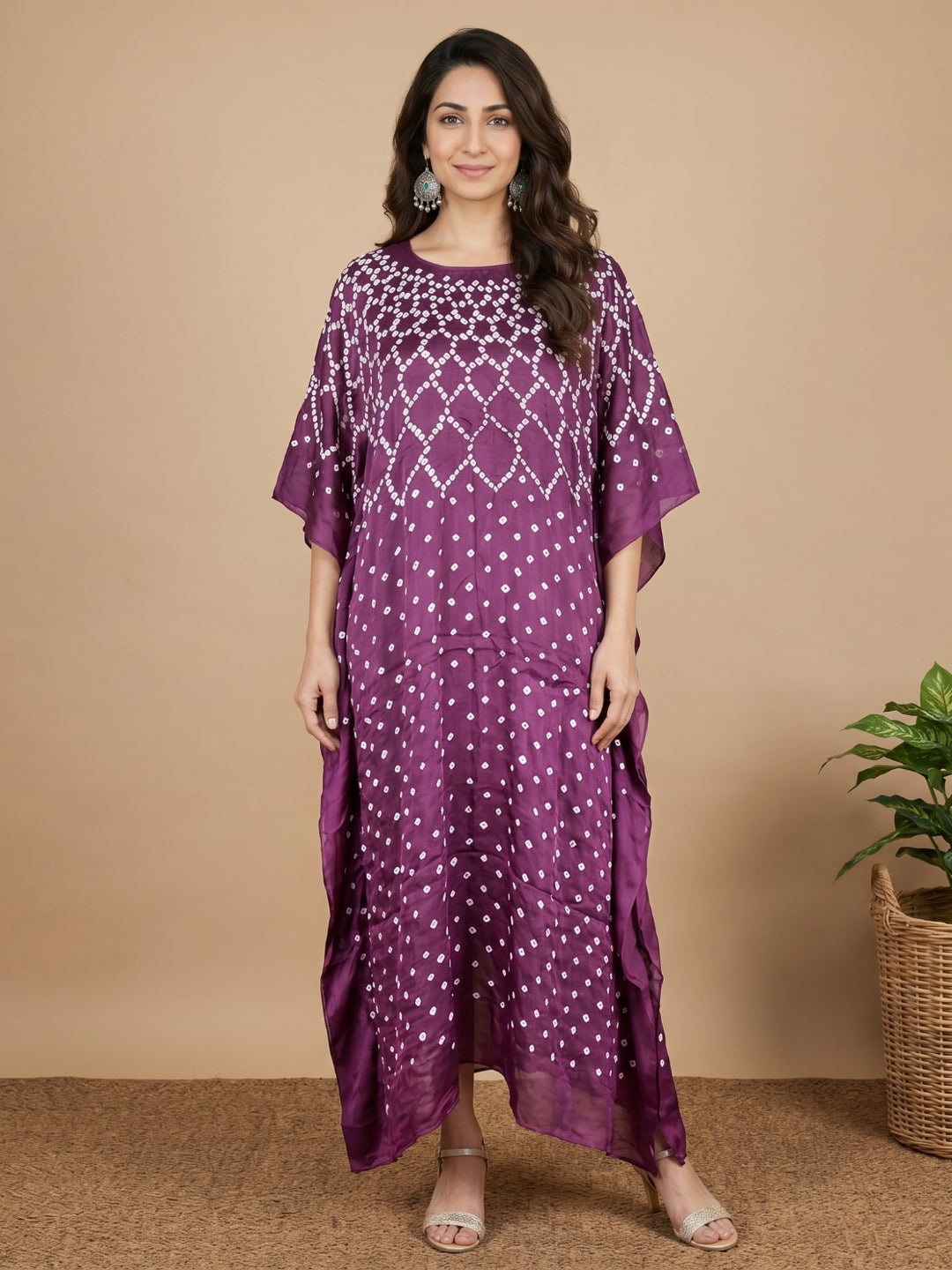 pure silk bandhani dress material Pure Modal Silk Tye n Dye Authentic Bandhani Dress Material (Unstitched)