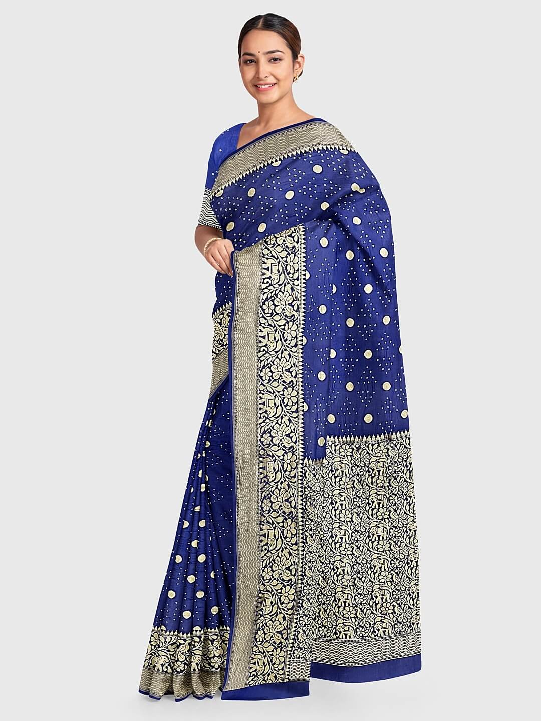 Rajyog Chunari Silk Festive Wear Printed Sarees Collection