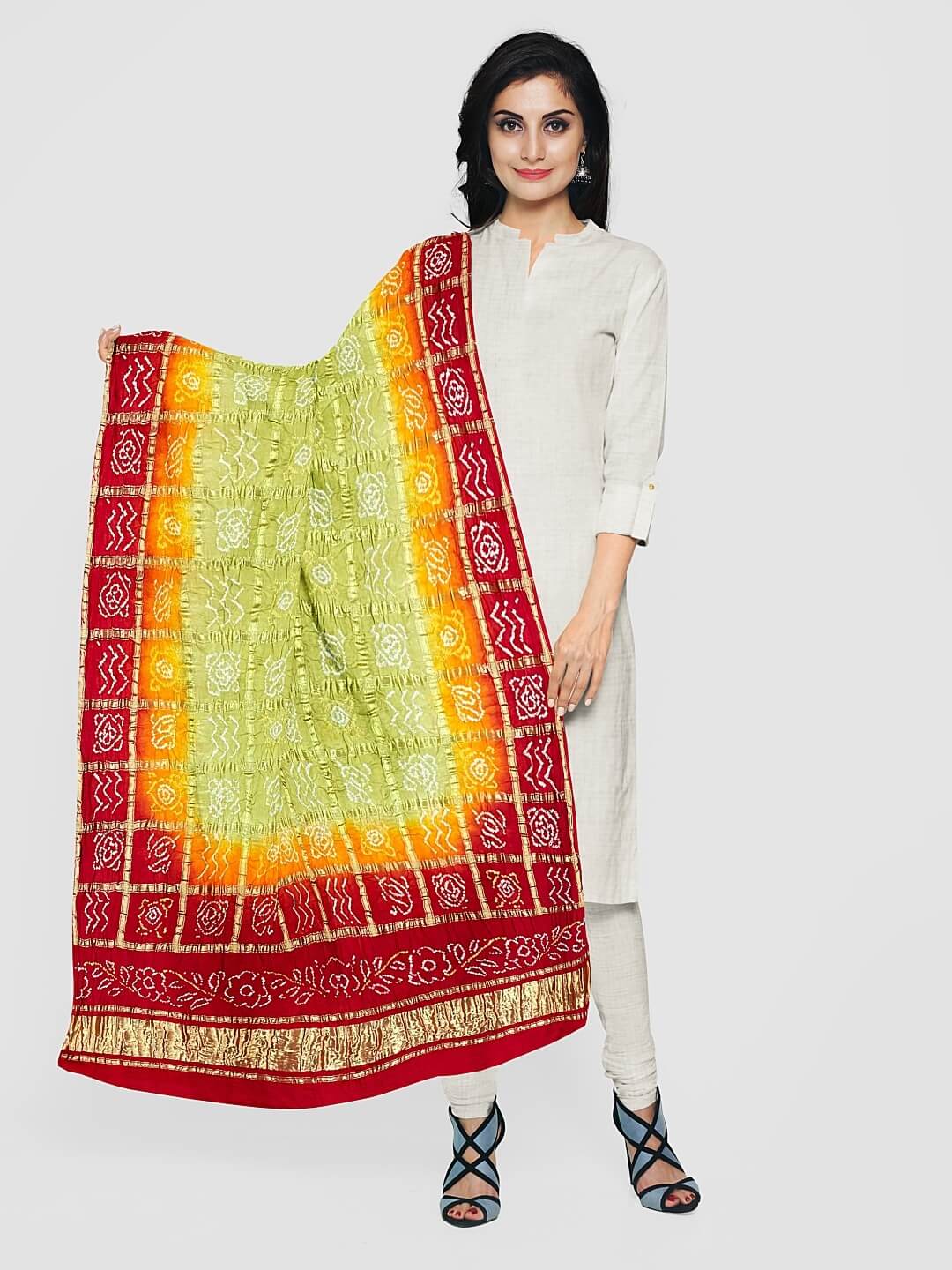 Gharchola Dupattas | Traditional Gharchola Dupattas Online: Khatri ...