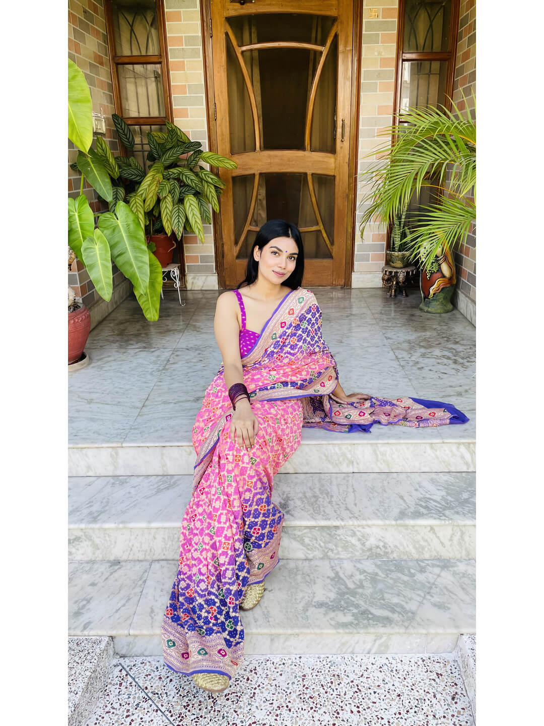 💓Meesho💓Huge Party Wear Ready to wear/bandhani saree haul start Rs-412 |  Meesho saree haul - YouTube