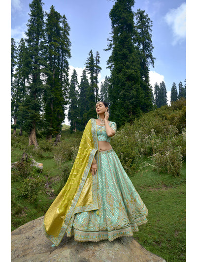 Gorgeous Banarasi Lehengas We Are Totally Crushing On! | Lehenga designs, Banarasi  lehenga, Long skirt top designs